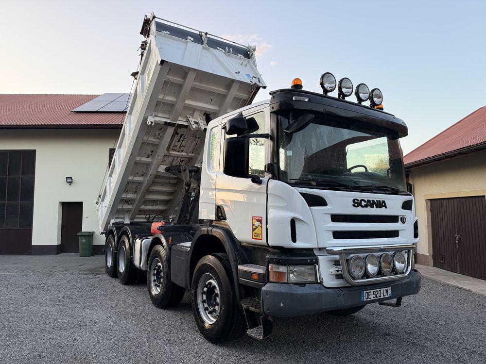 Scania P360 Rok 2008  8x4 MEILLER Wywrotka Sprowadzona Z Francji