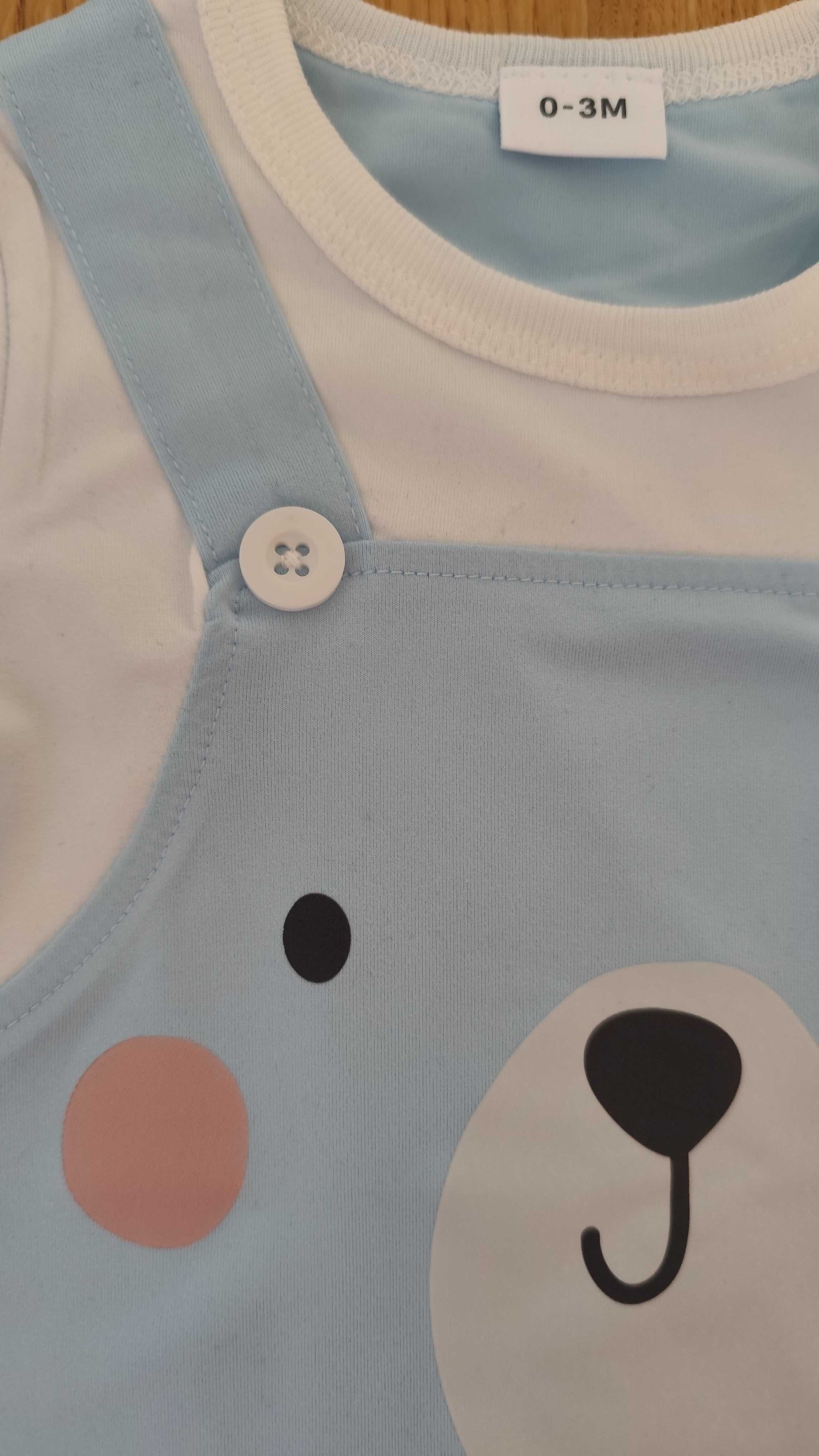 Nowe rampersy letnie niemowlęce 3 msc