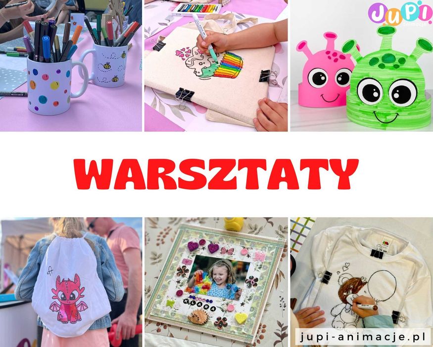 JUPI ANIMACJE - animatorzy, żywe maskotki, atrakcje, warsztaty