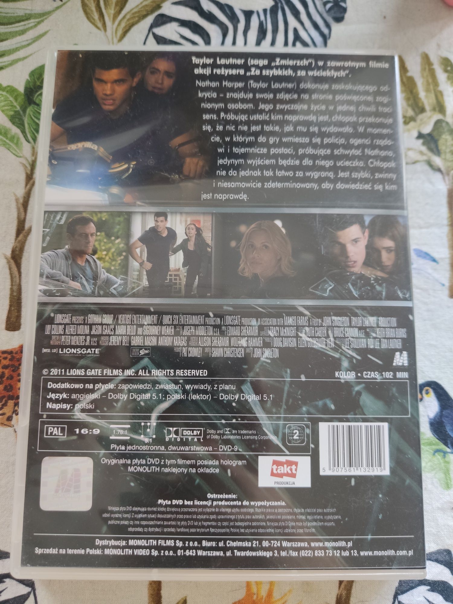 Film na dvd pod tytułem Porwanie