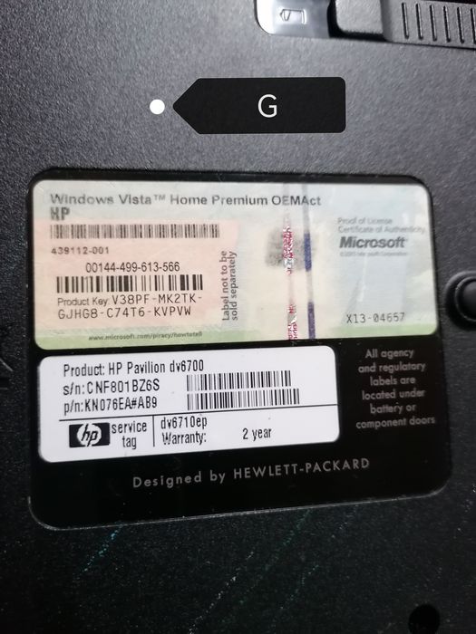 HP Pavillion para PEÇAS64552564129025121