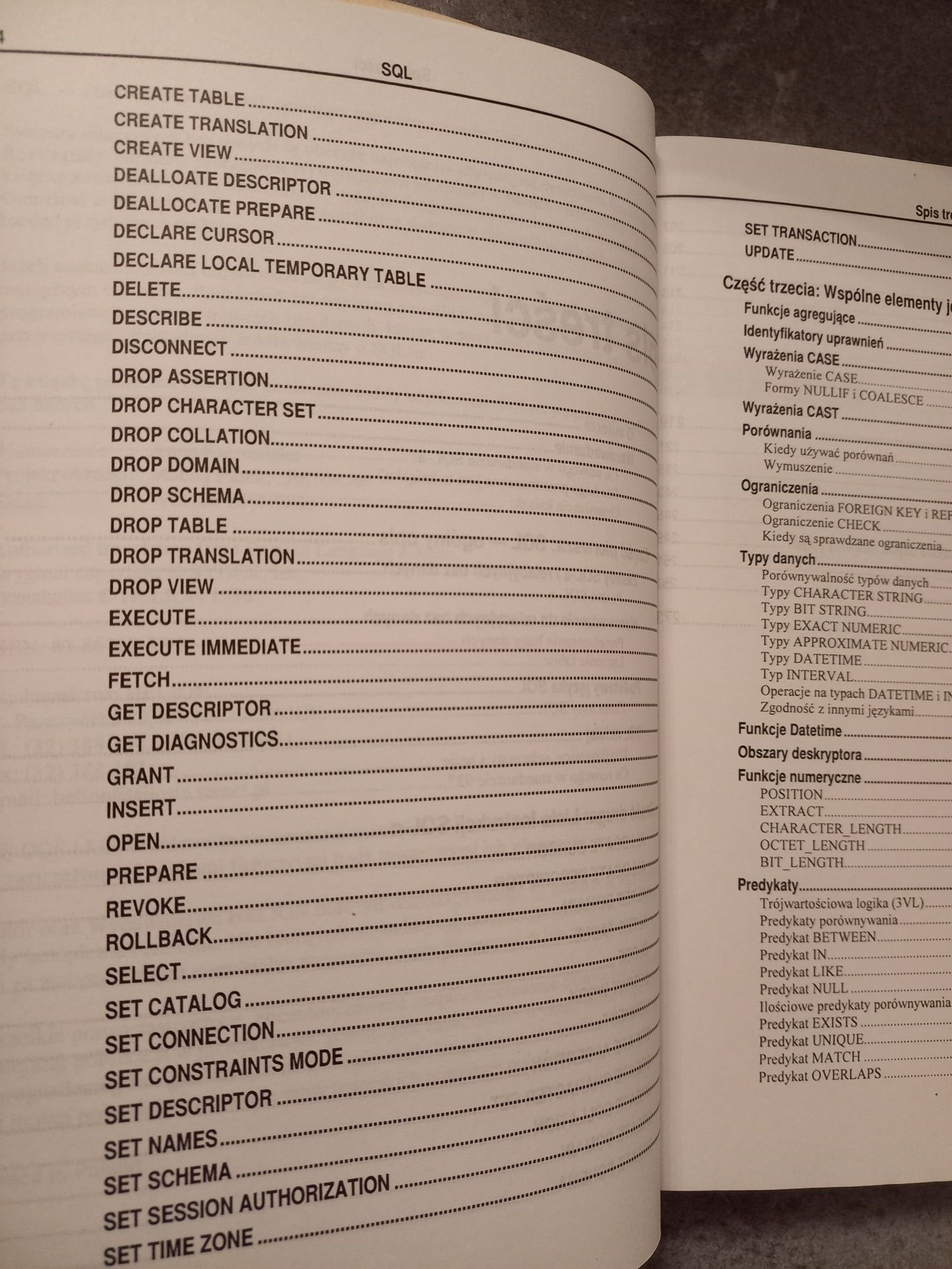 SQL. Znakomity podręcznik opisujący standard SQL 1998