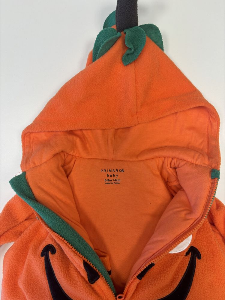 Fato de Halloweeen Abóbora Bebe 6-9 Meses conjunto
