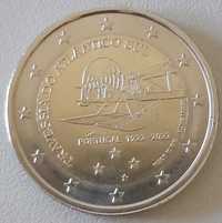 2 Euros de 2022 de Portugal, 100º Aniversário. Travessia Atlântico Sul