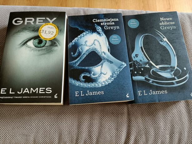 Sprzedam trzy książki Greya E L James