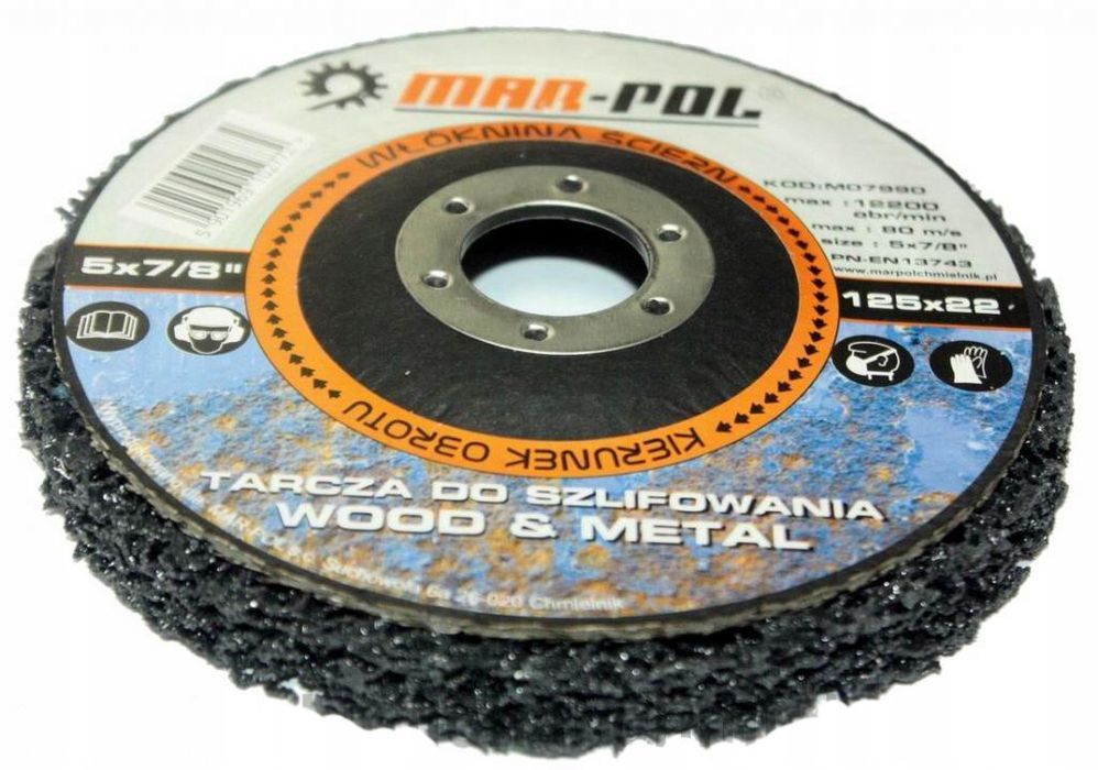 Tarcza Włóknina Do Usuwania Rdzy Włosy Murzyna 125