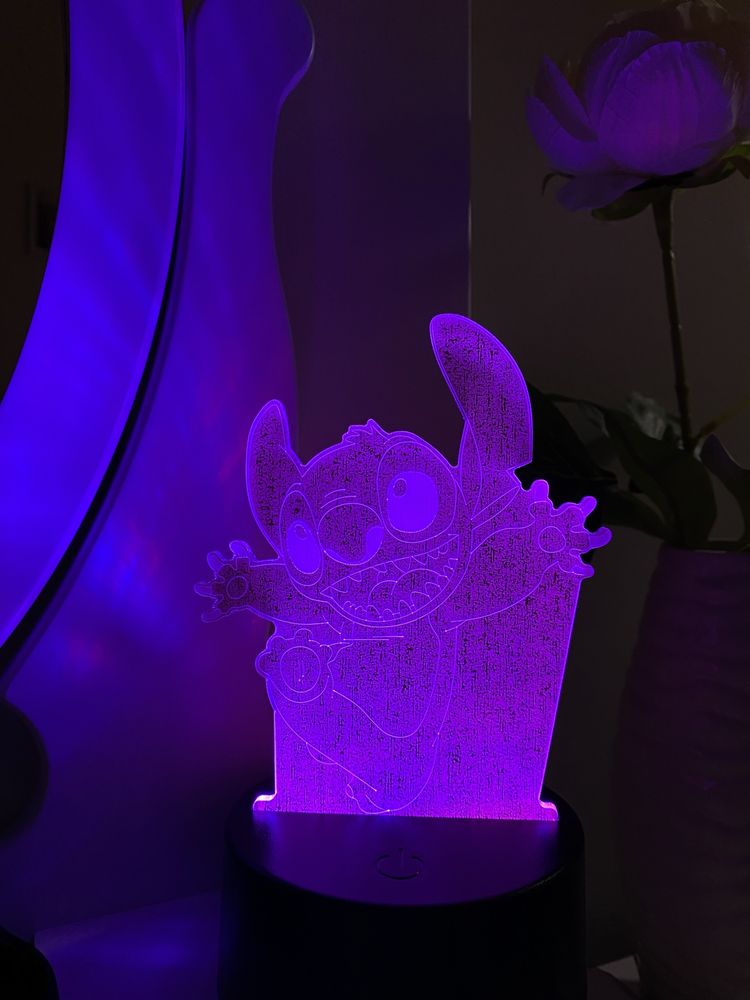 Stitch Lampka Led