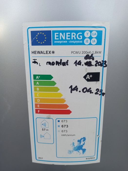 Zasobnik 1-wężownicowy Hewalex 200dm3.