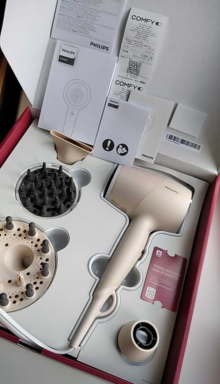 Фен Philips BHD829/00 з технологией SenseIQ - гарантия до 07.09.2026г.