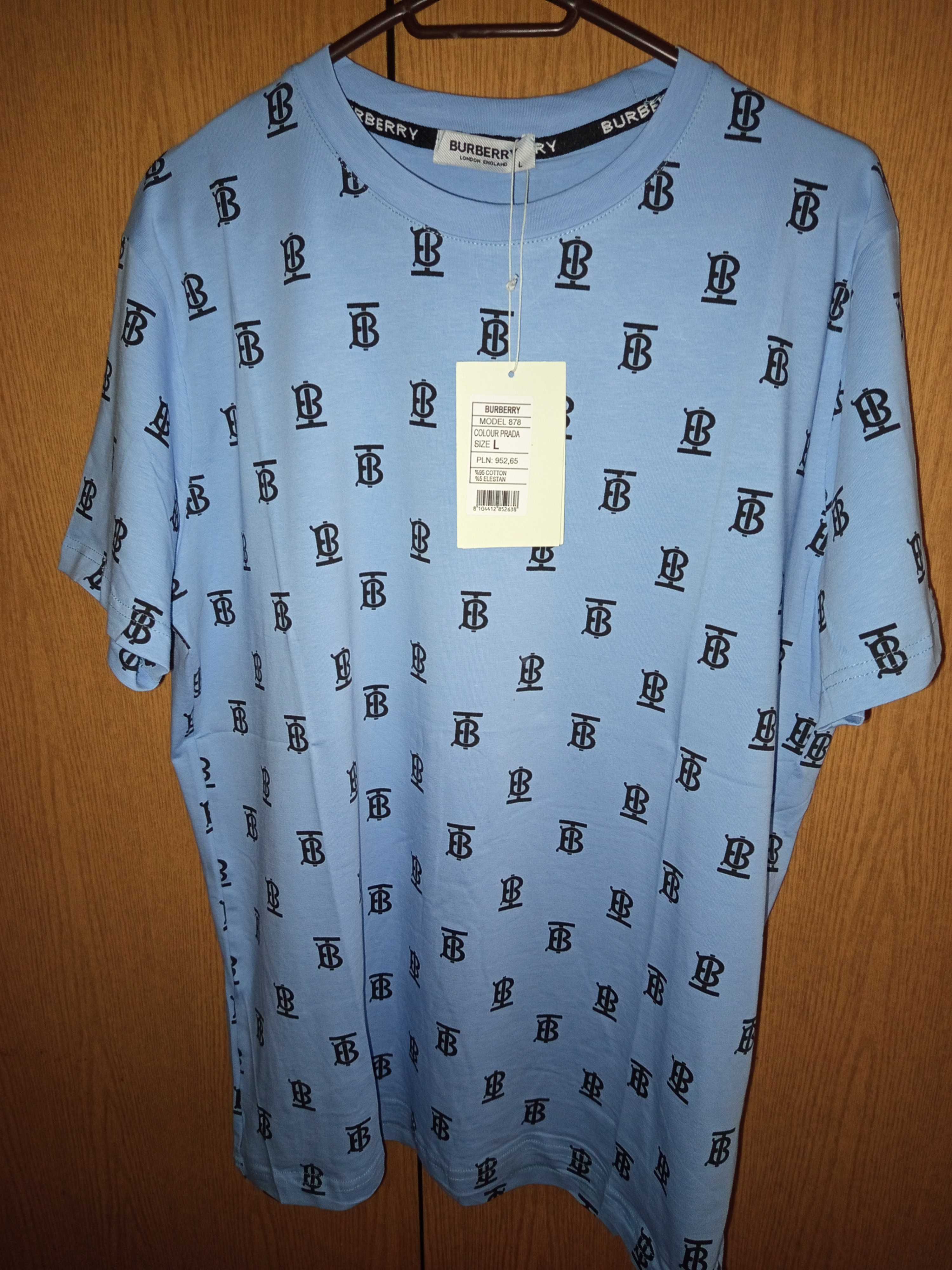 błękitna koszulka BB - L