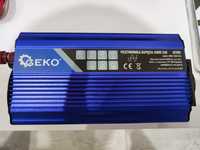 Інвертор Geko 24В - 220В 600Вт. Чистий синус. Новий. Польща