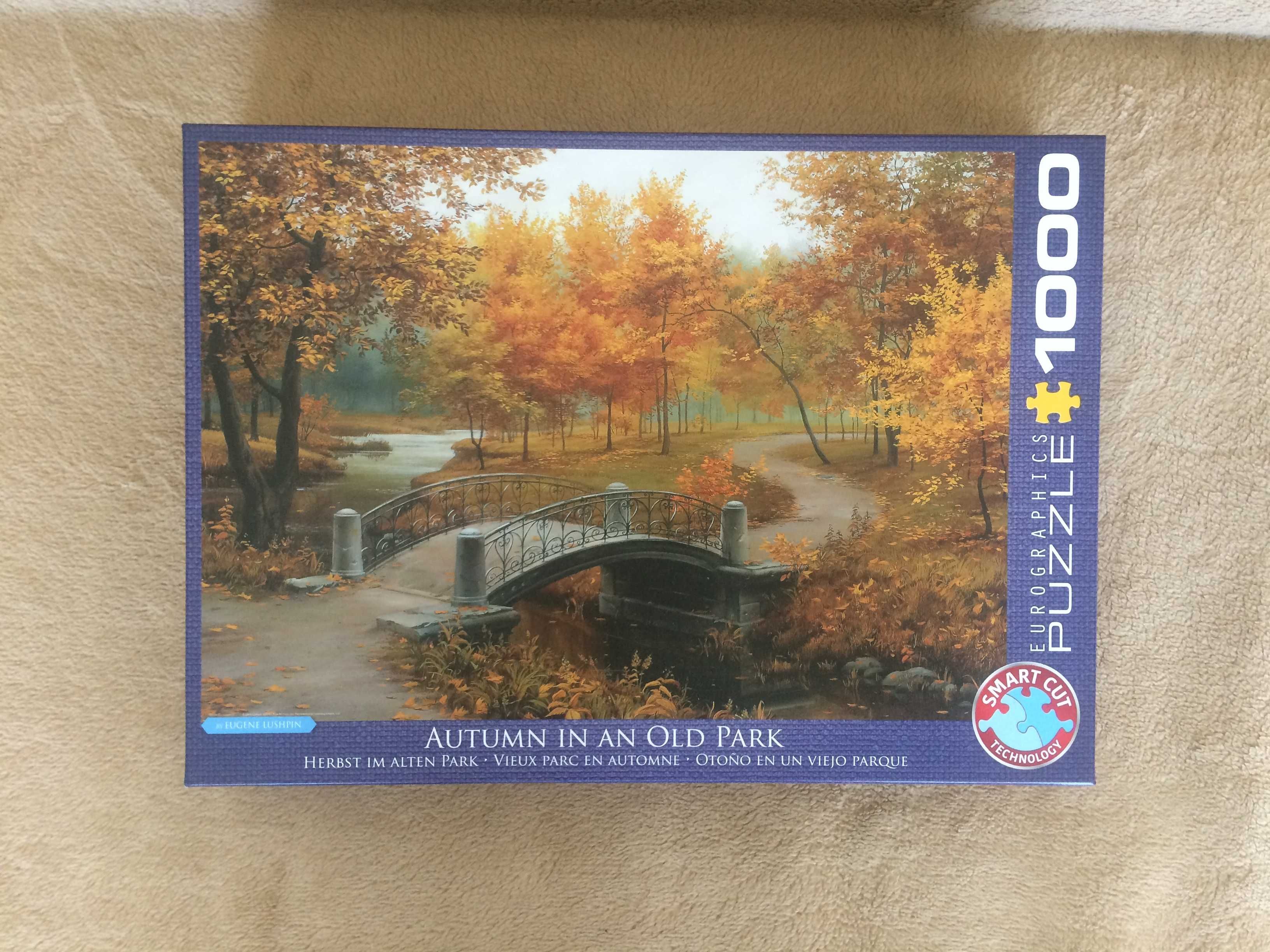 Puzzle Autumn in an Old Park, Lushpin, Eurographics, Smart Cut, 1000