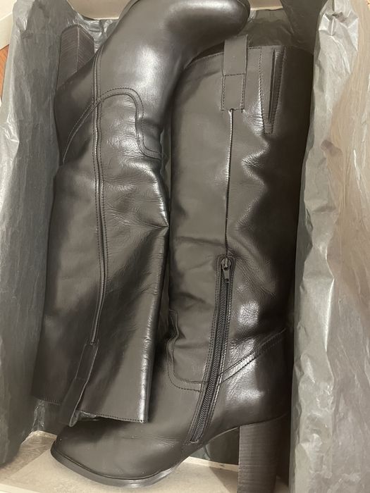 Чоботи, шкіряні, б/в, Італія, р.38