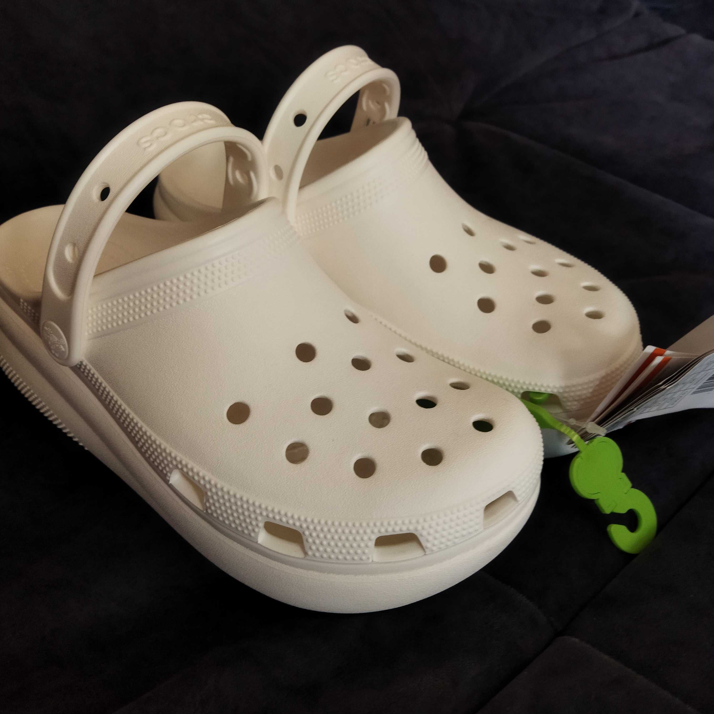 Крокси Оригінал Круті сабо classic crush white Crocs р.37