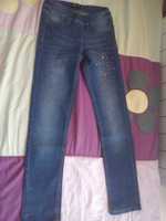 Spodnie jeans dziewczęce 146 (2 pary)