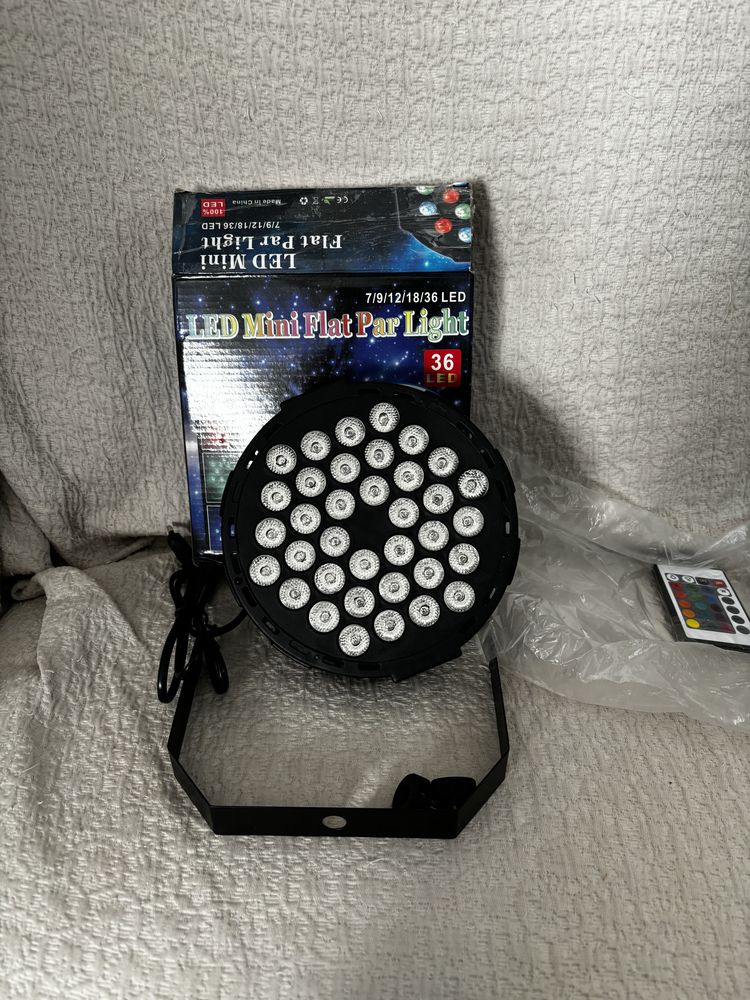 Projetor LED Party Light RGB com comando