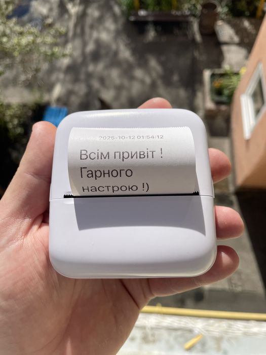 ПОПУЛЯРНА МОДЕЛЬ, Міні принтер, миттєвий друк через блютуз