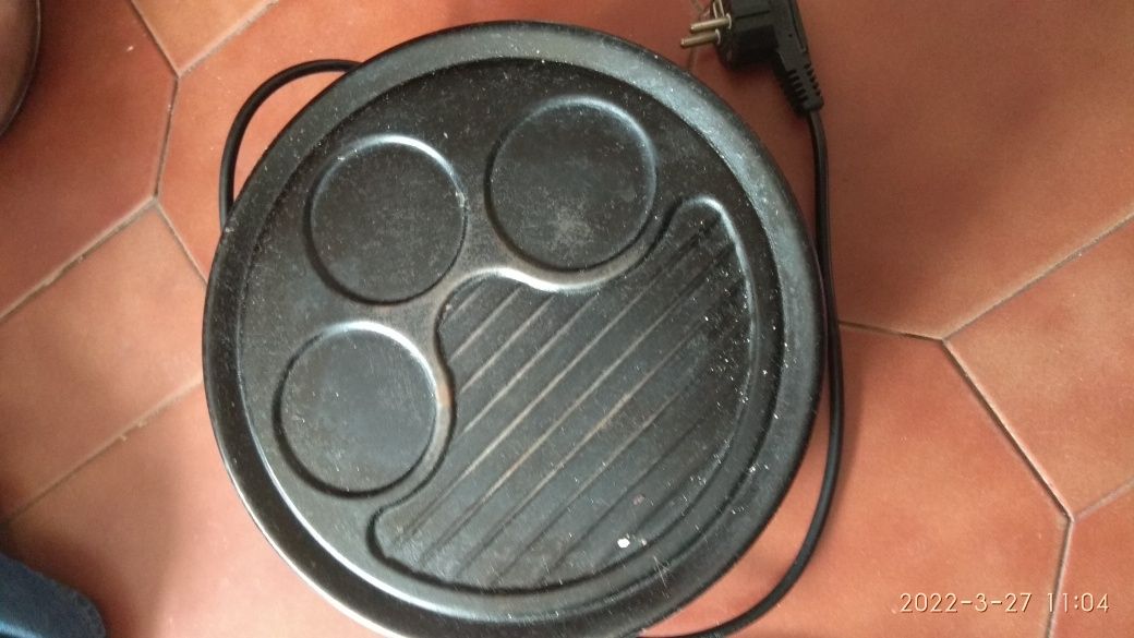 Tapete grande feito manualmente em algodão