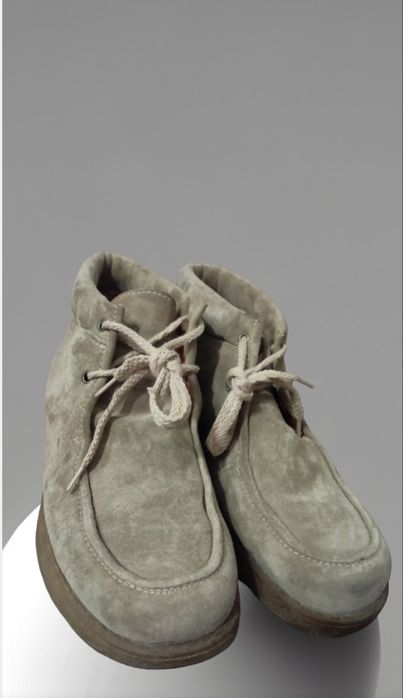 Замшеві жіночі ботинки 38 р.