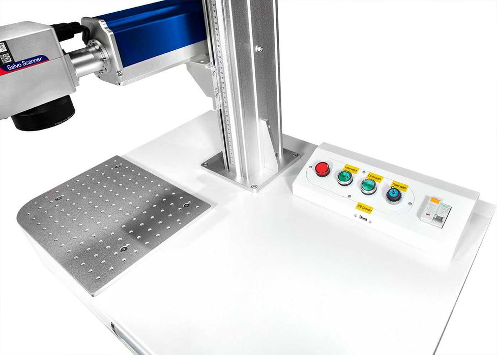 Znakowarka grawerka laserowa Fiber Laser stacjonarna 30W RAYCUS