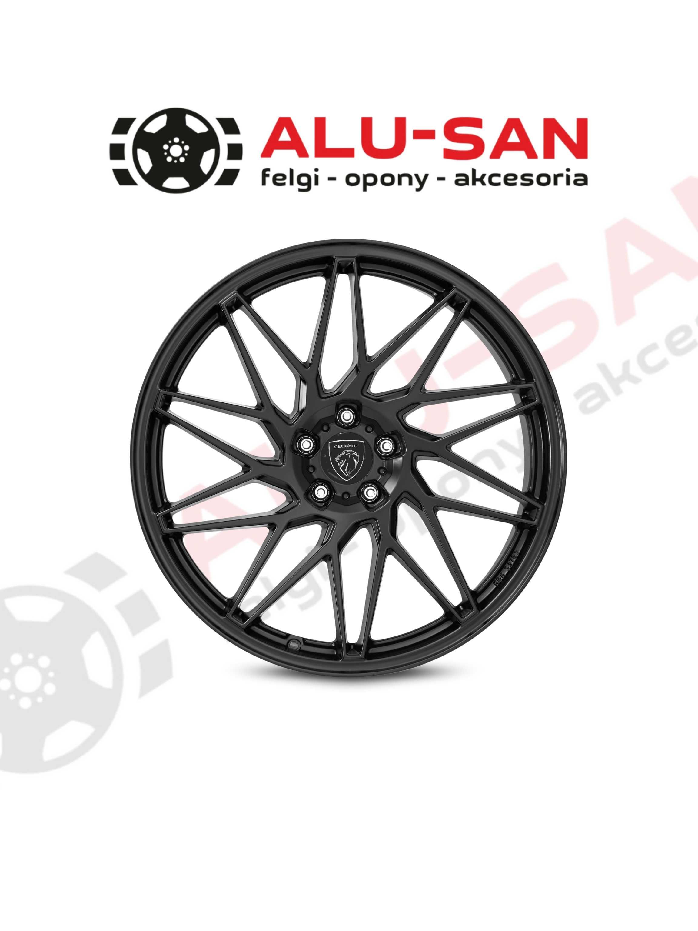 NOWE ALUFELGI 18" PEUGEOT 308 407 Partner Rifter 508 5x108 Czarny Mat