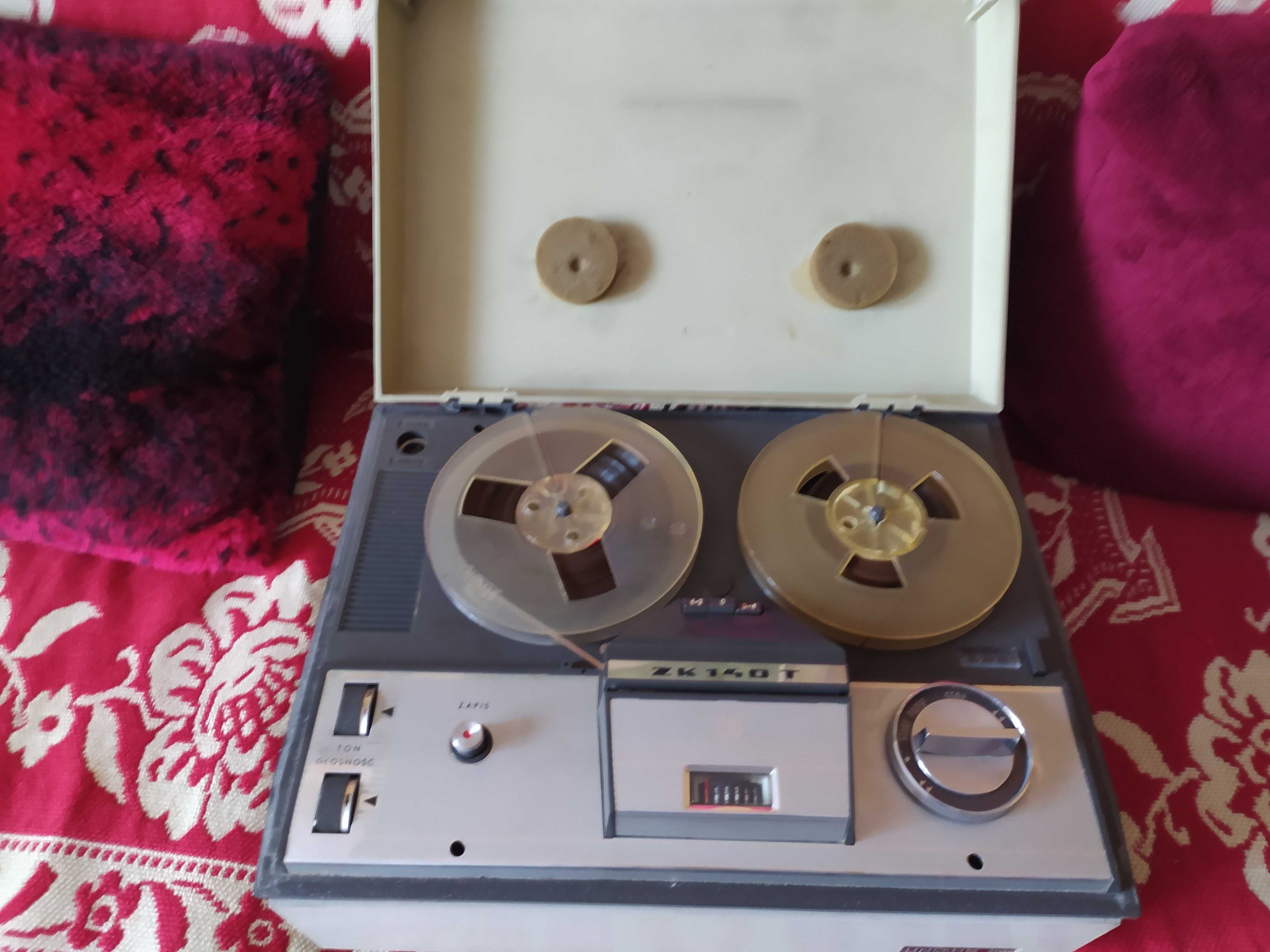 Magnetofon Unitra ZMPiA vintage PRL