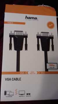 Kabel do monitora VGA D- SUB 1,5m  HAMA  nowy
