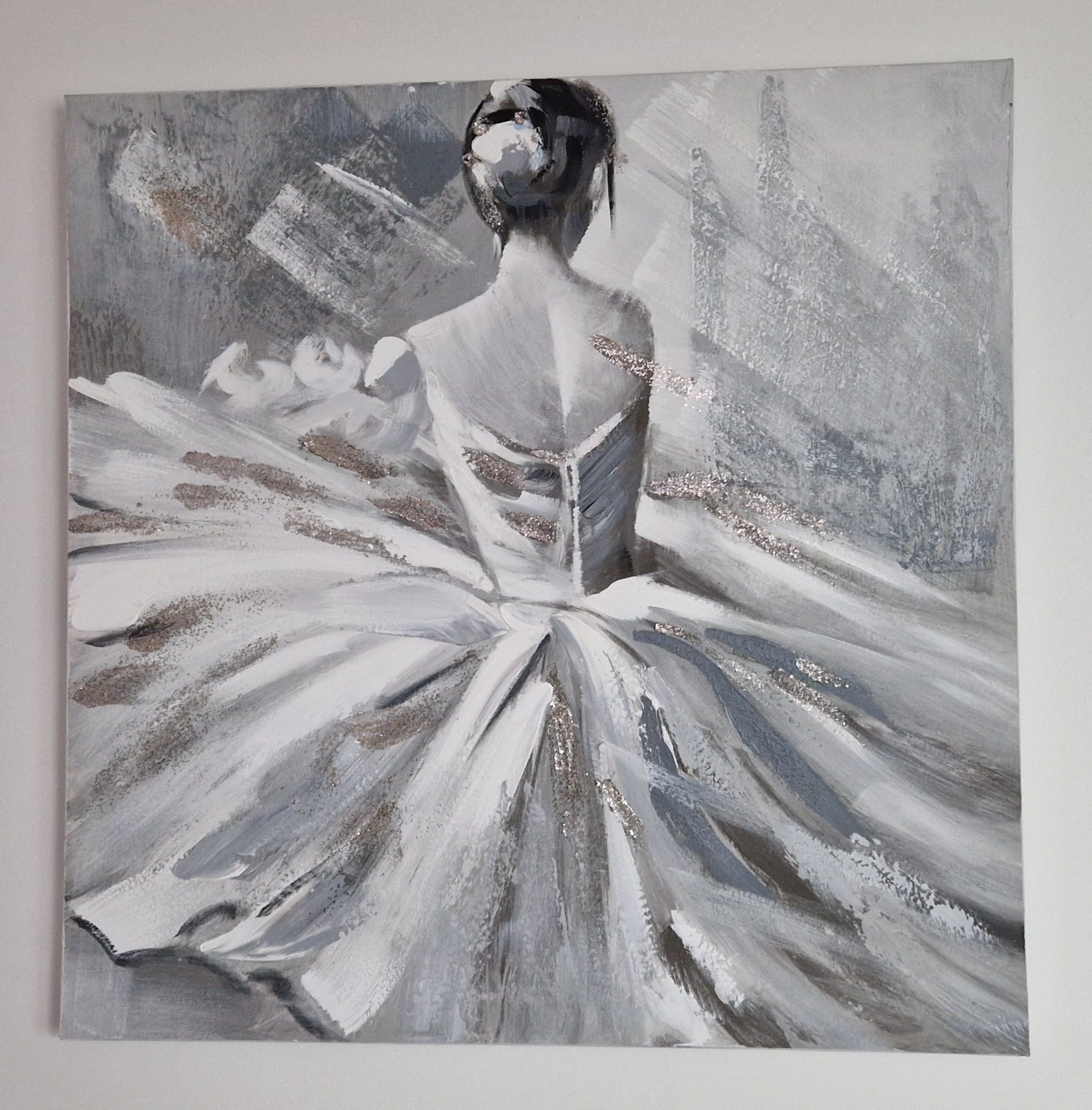 Obraz malowany na płutnie Ballerina 2 Home & You stan bdb glamour