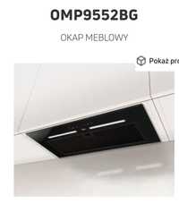 Okap meblowy Amica OMP9552BG czarny nowy w pudełku