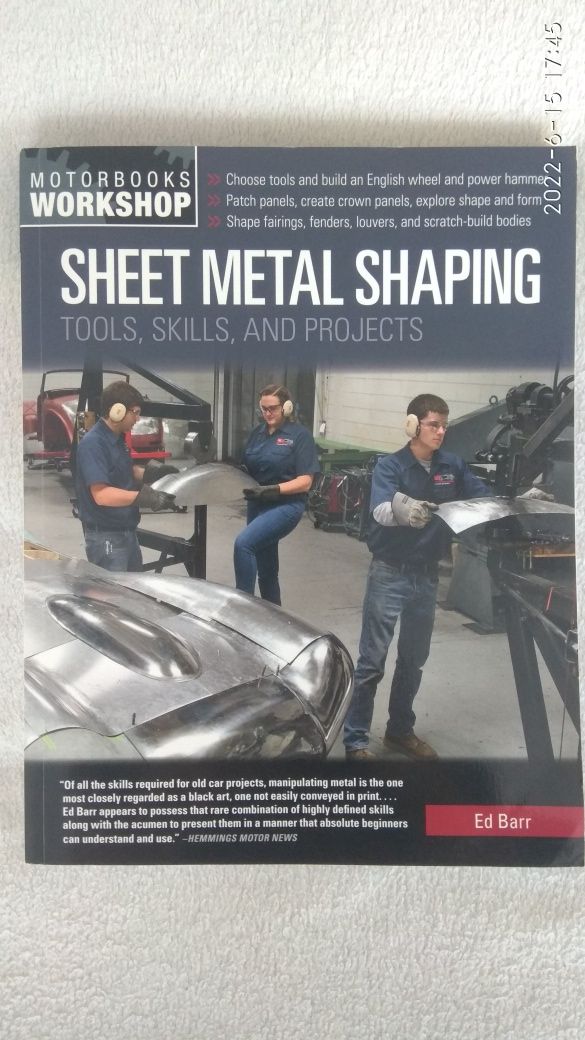Poradnik Sheet Metal Shaping, Ed Barr, Kształtowanie Formowanie blachy