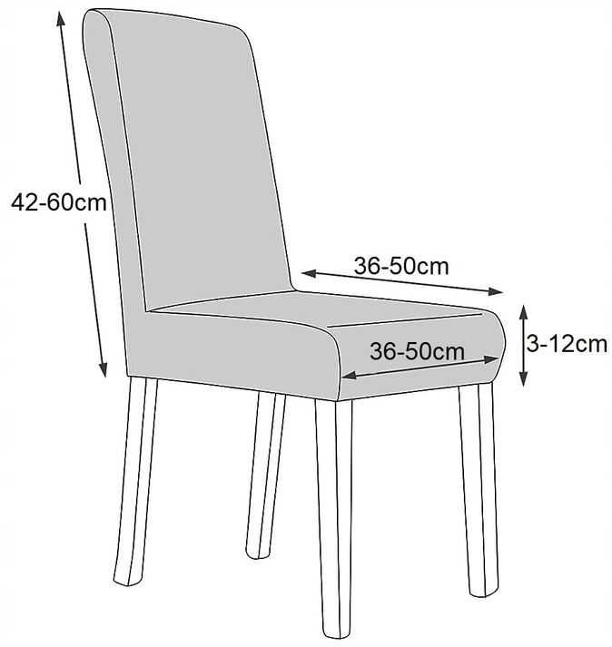POKROWCE NA KRZESŁA uniwersalne elastyczne pokrowiec krzesło brązowy