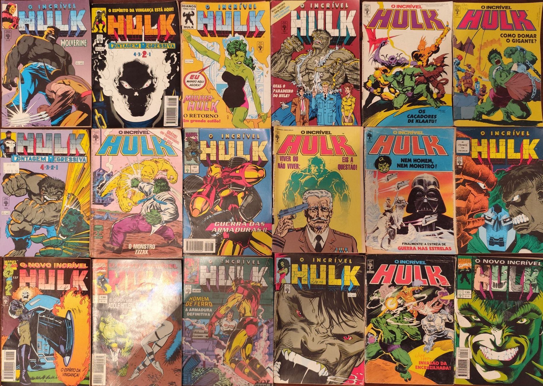 40 Revistas incrível hulk