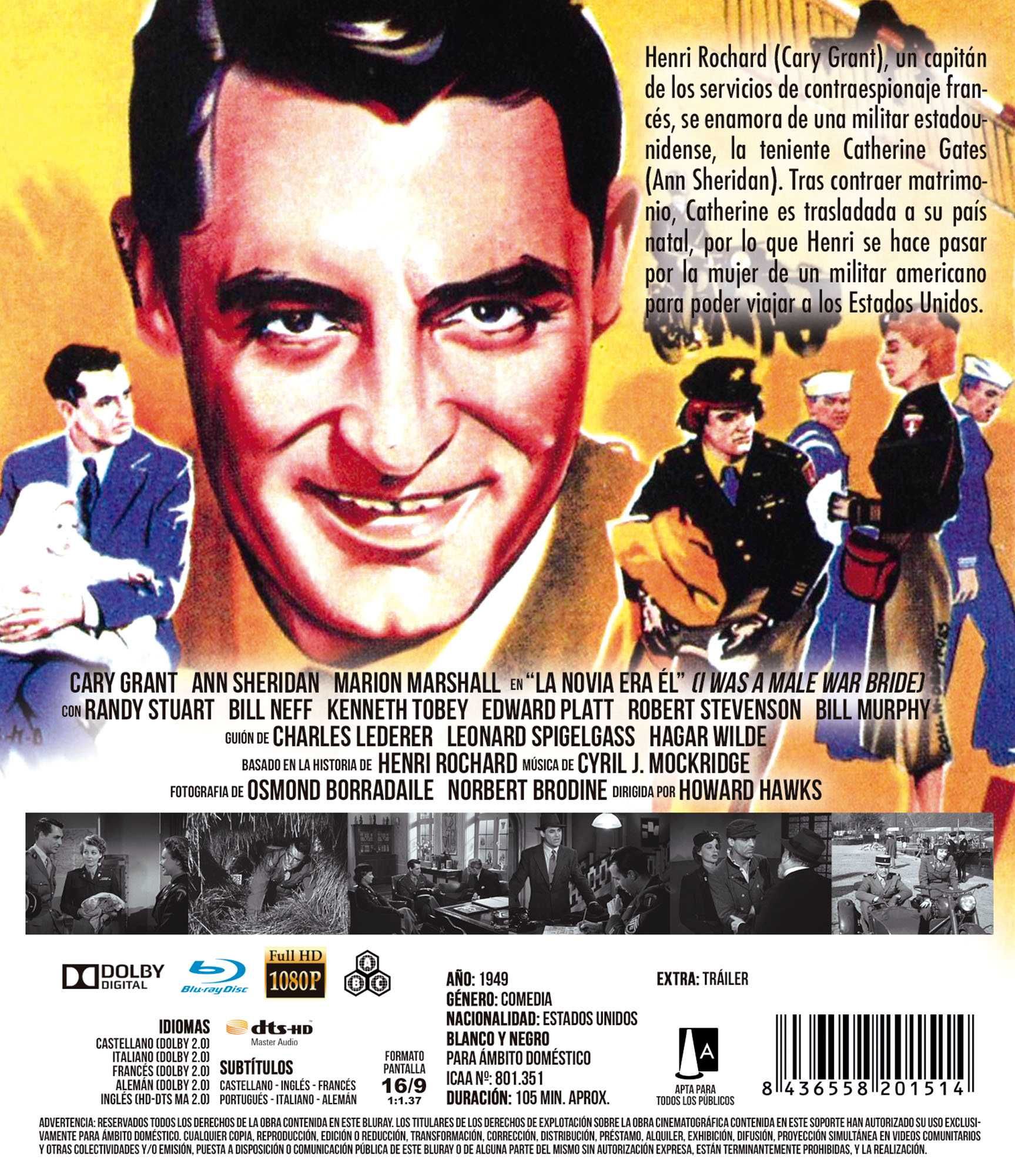 La Novia Era Él/ Fizeram-me Passar por Mulher (Blu-Ray)-Importado