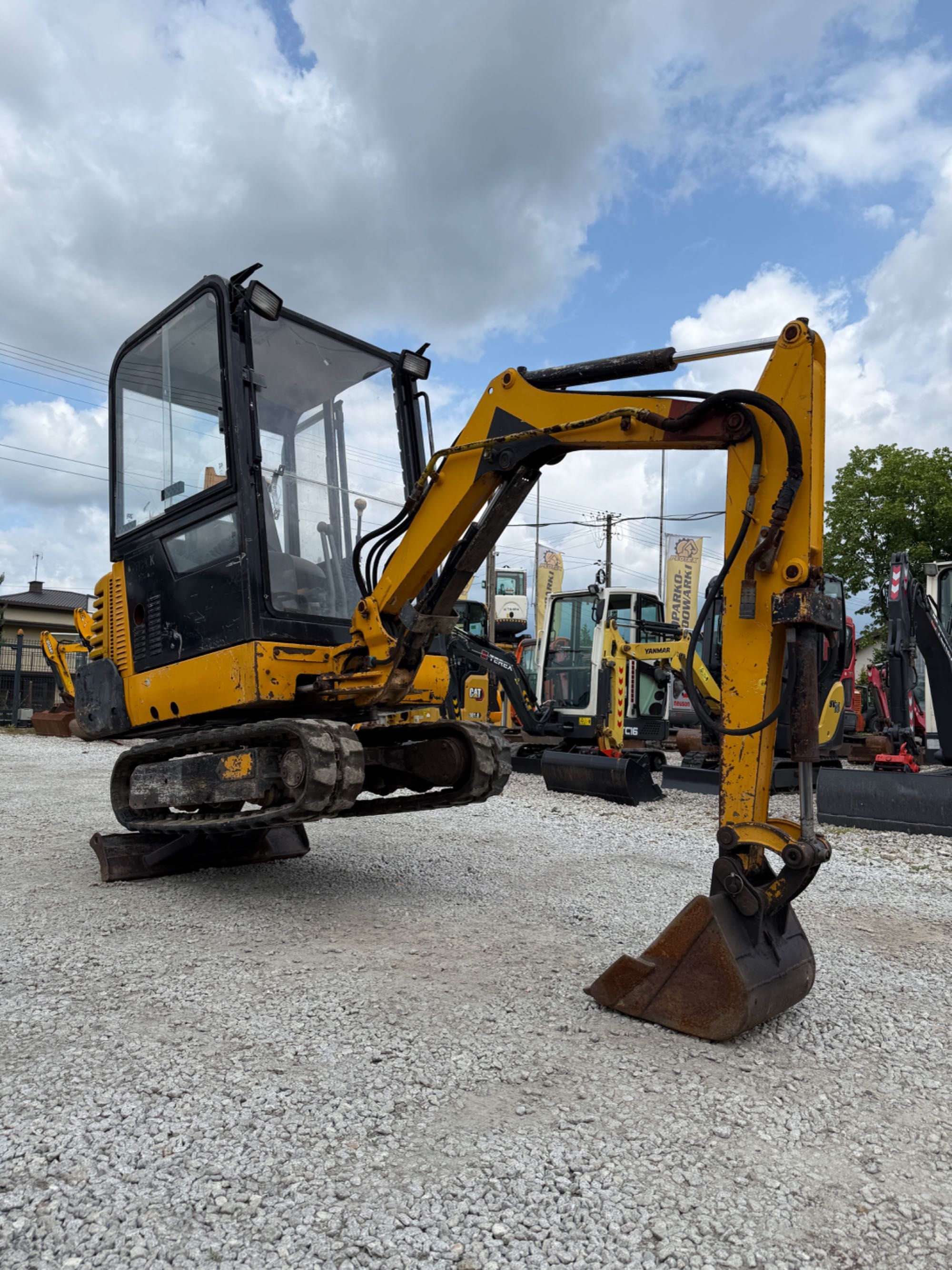 Mini koparka JCB 8015  z 1997r. STARA DOBRA KONSTRUKCJA 1,5t BRUTTO