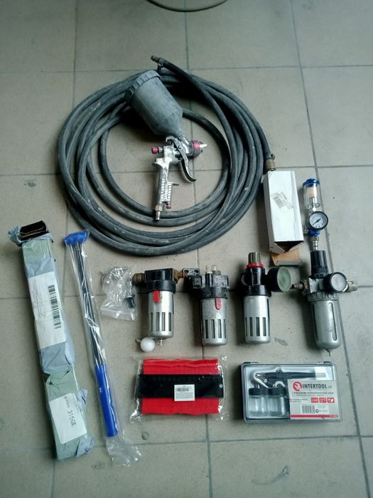 Краскопульт,аэрограф, регулятор давления