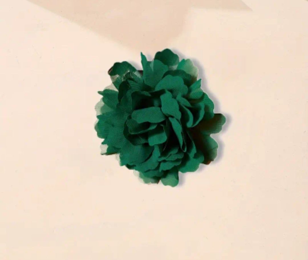 Broszka przypinka róża materiałowa pudrowy róż