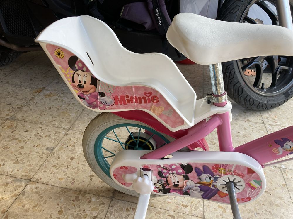 Bicicleta da Minnie 12’’ de criança em bom estado.