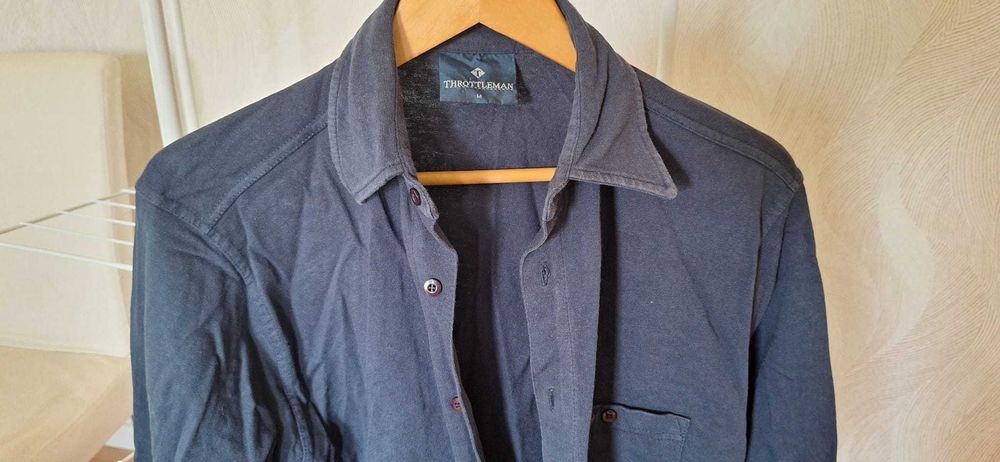 Camisa Throttleman azul escuro