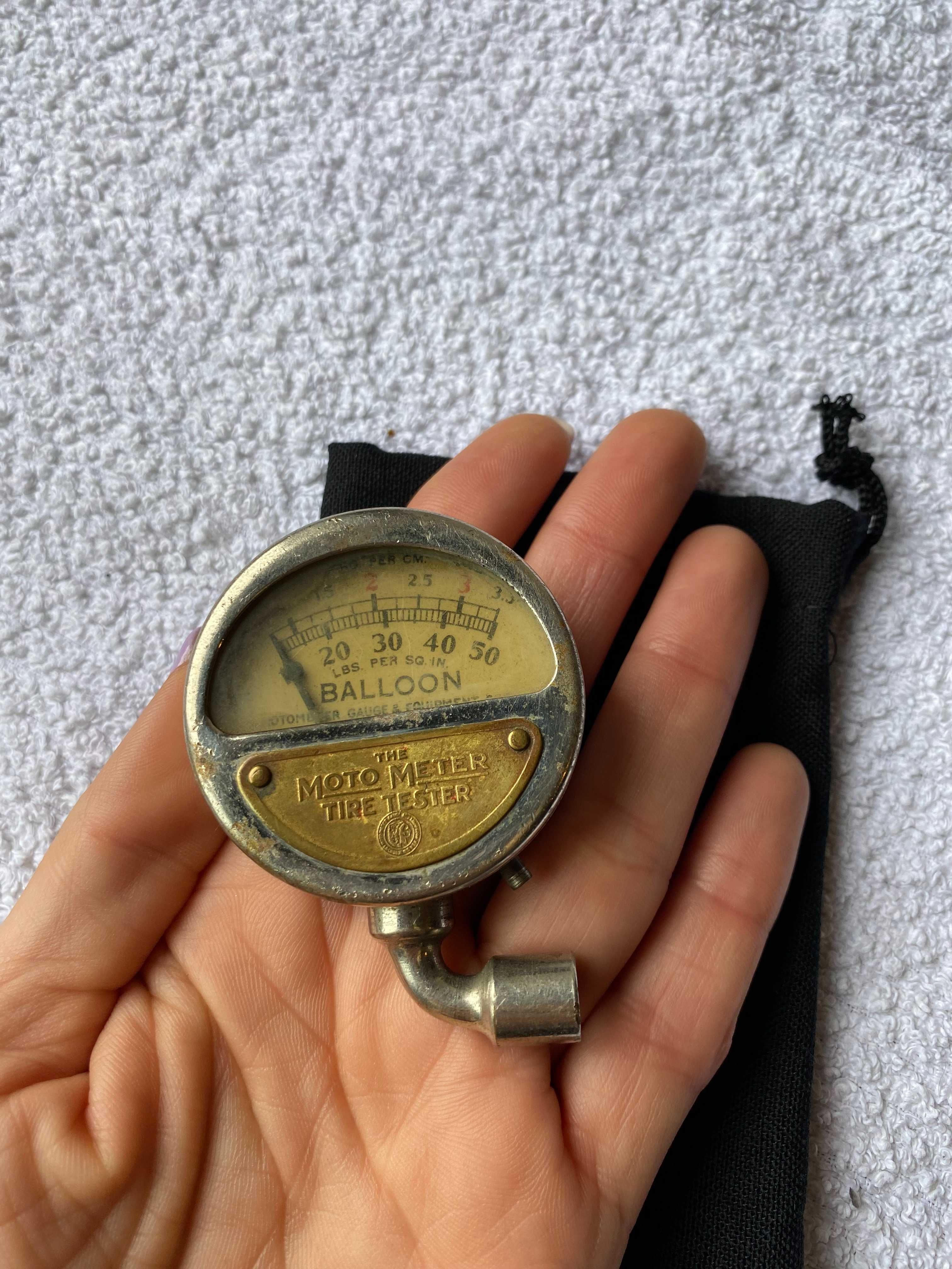 Vintage 1920's Balloon The Moto Meter Tire Tester (MODELO RARO)