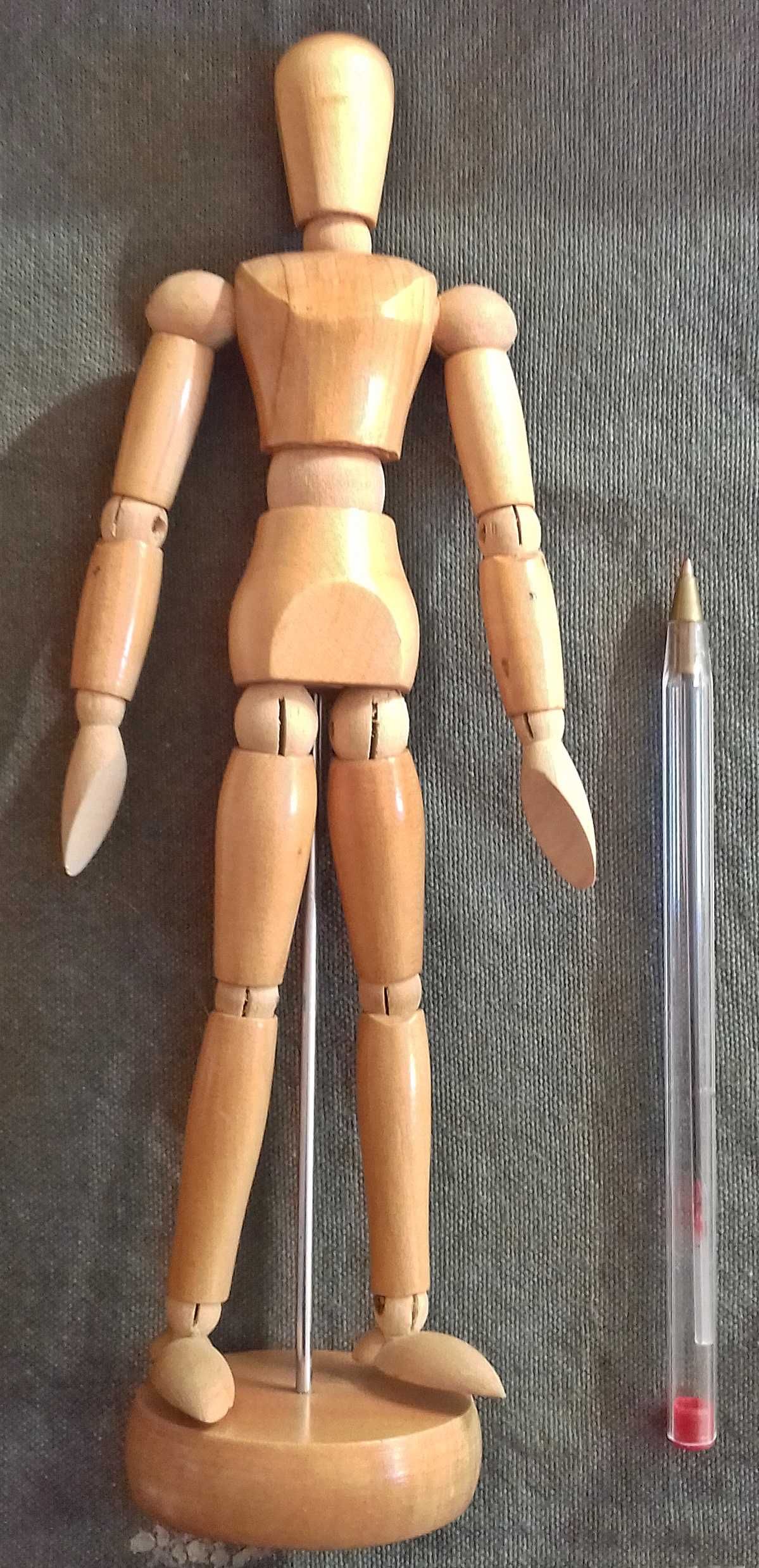 Modelo Corpo Humano articulado em madeira. Todas as posturas