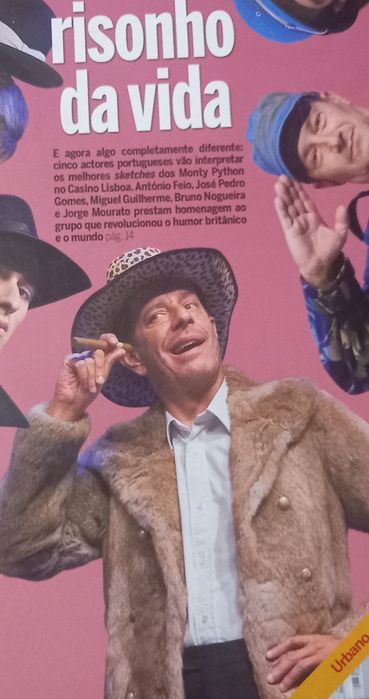 António Feio 2007 e outros em capa de revista e conteúdos