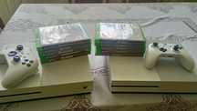 Xbox One S 2x Zestaw/Pady/ Gry okablowanie