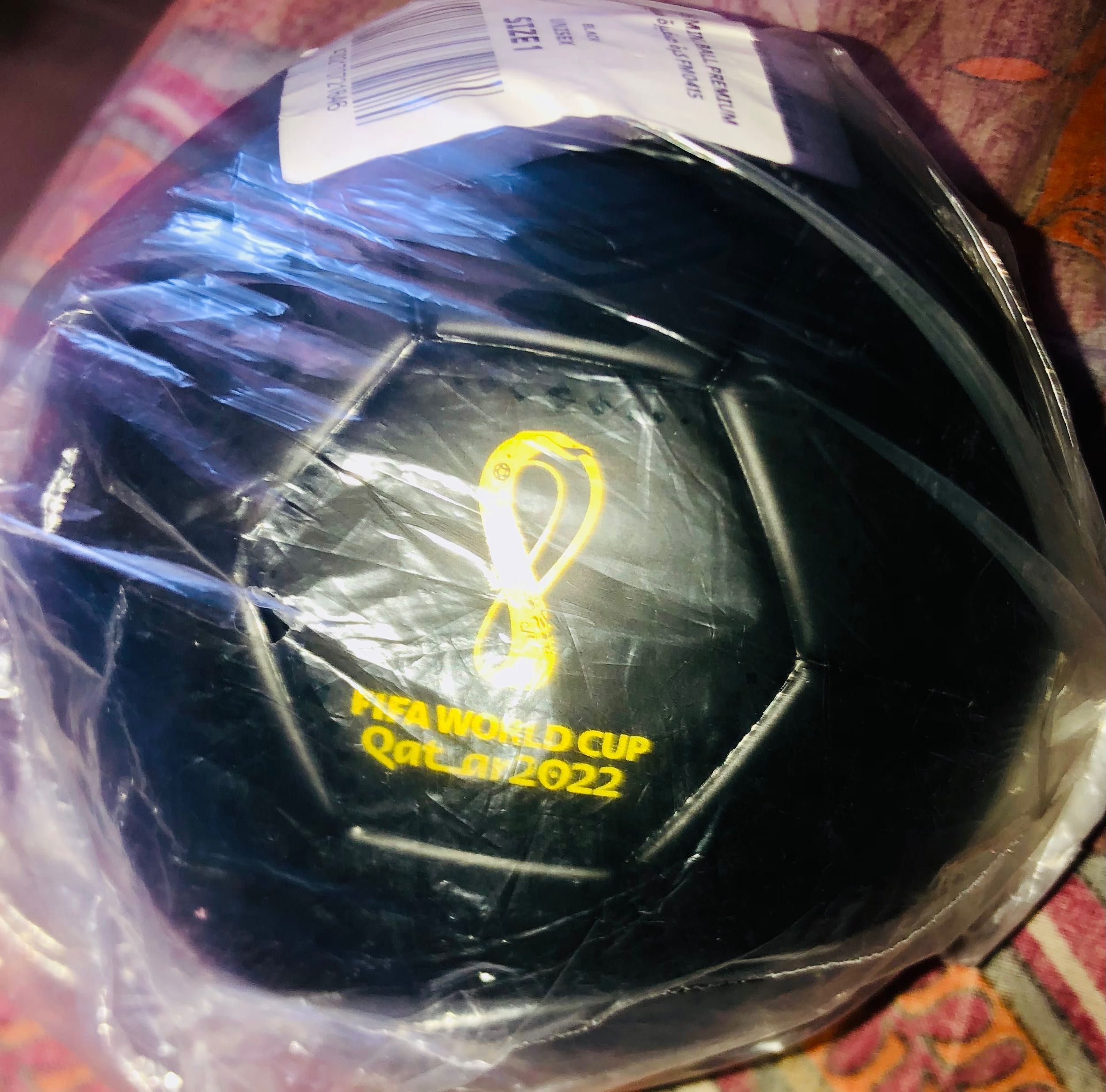 Fifa football mini size 1 2022 black