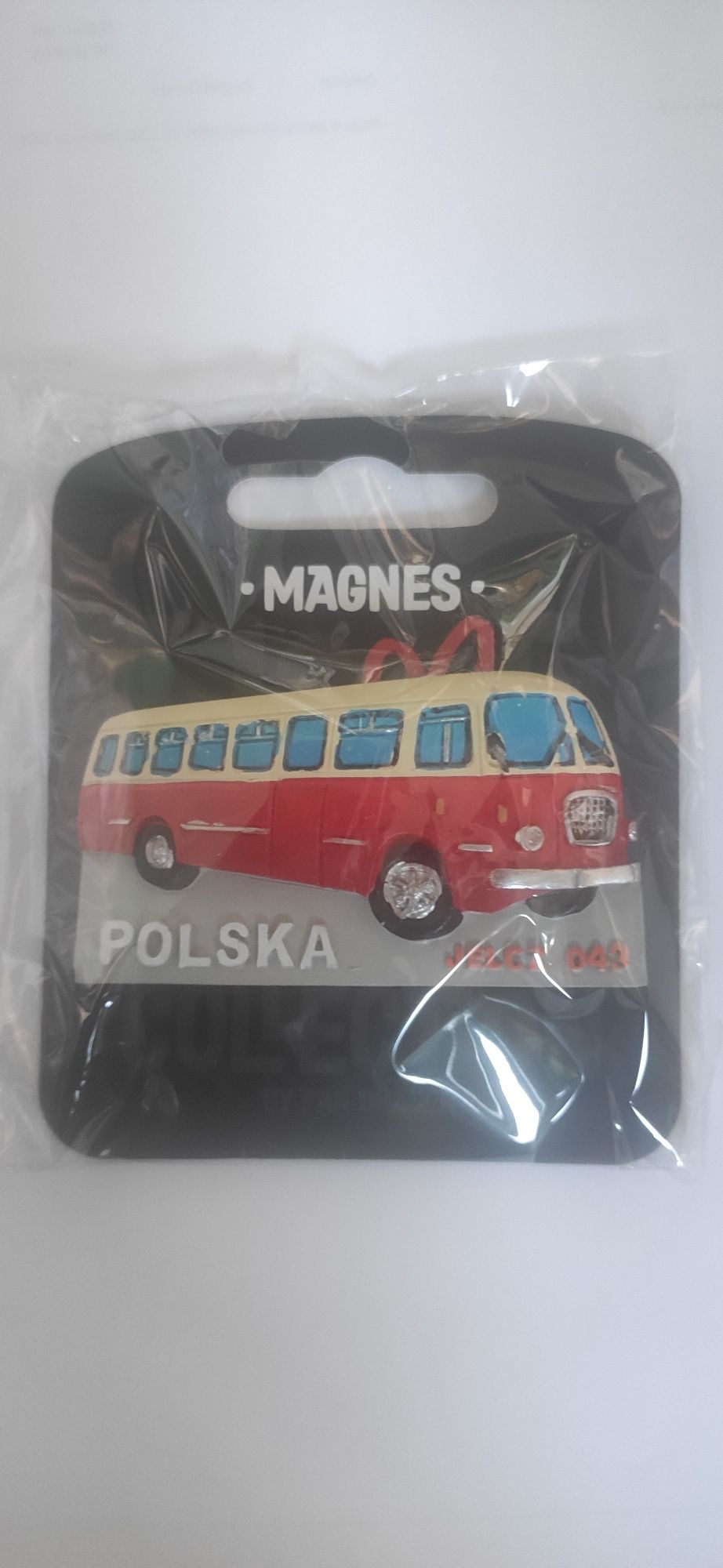 Magnes w kształcie autobusu Jelcz