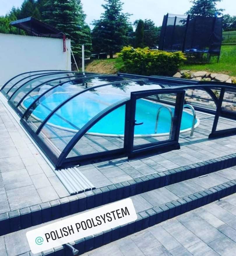 Zadaszenie basenu, zadaszenie basenowe przykrycie basenowe poliwęglan