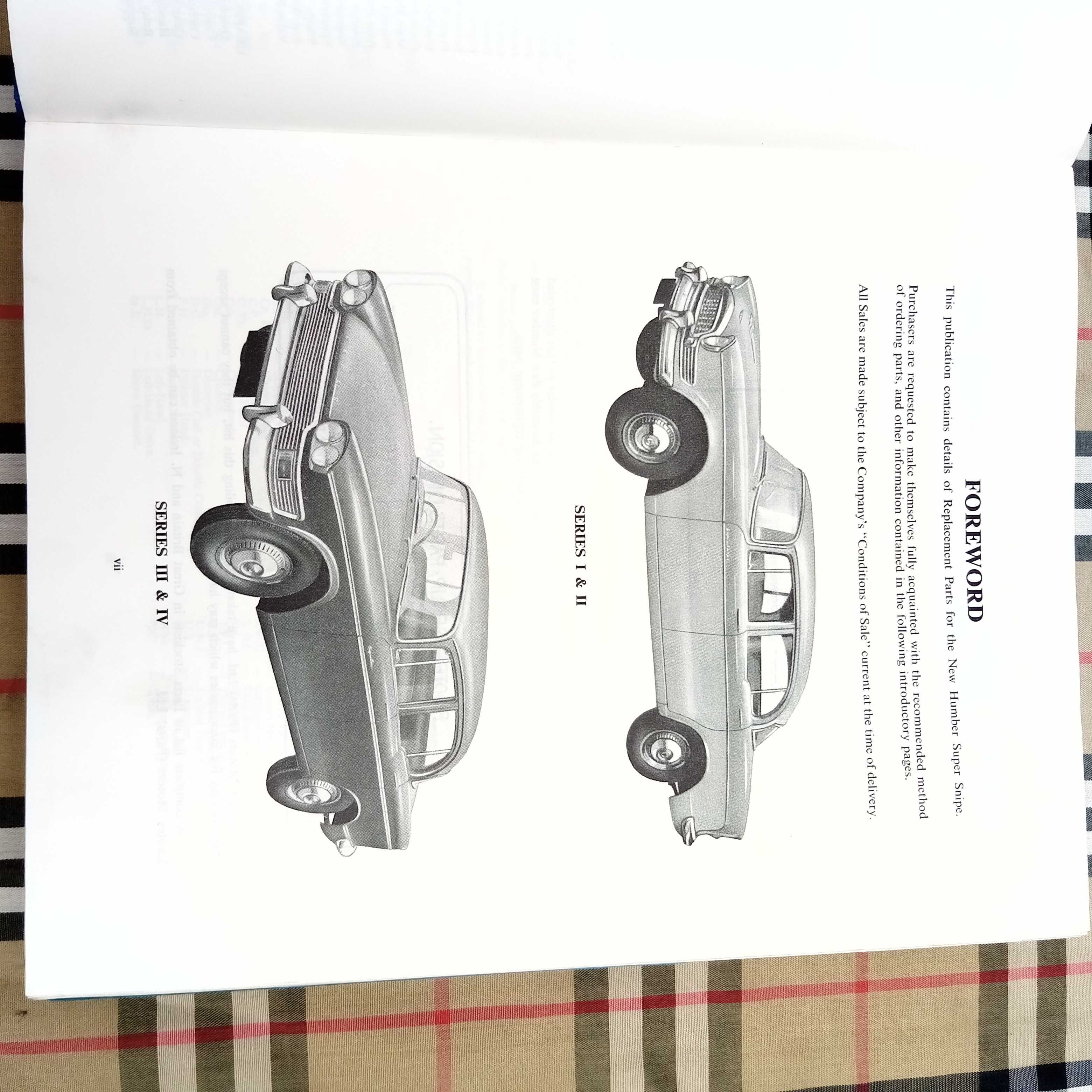 Humber Super Snipe MK I II III IV - Rootes motors