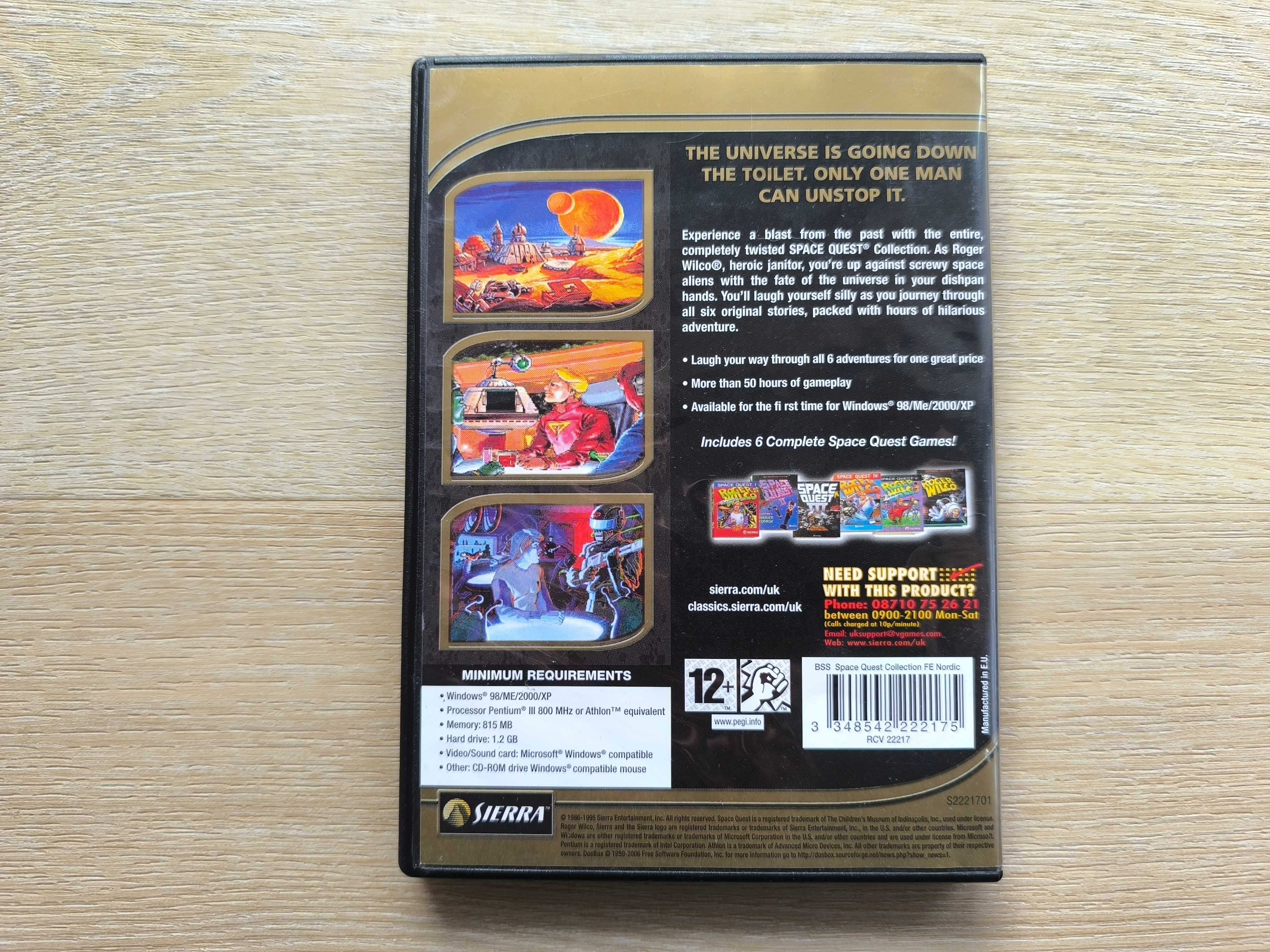 Space Quest Collection [PC] ZESTAW 6 GIER - BEZ RYS