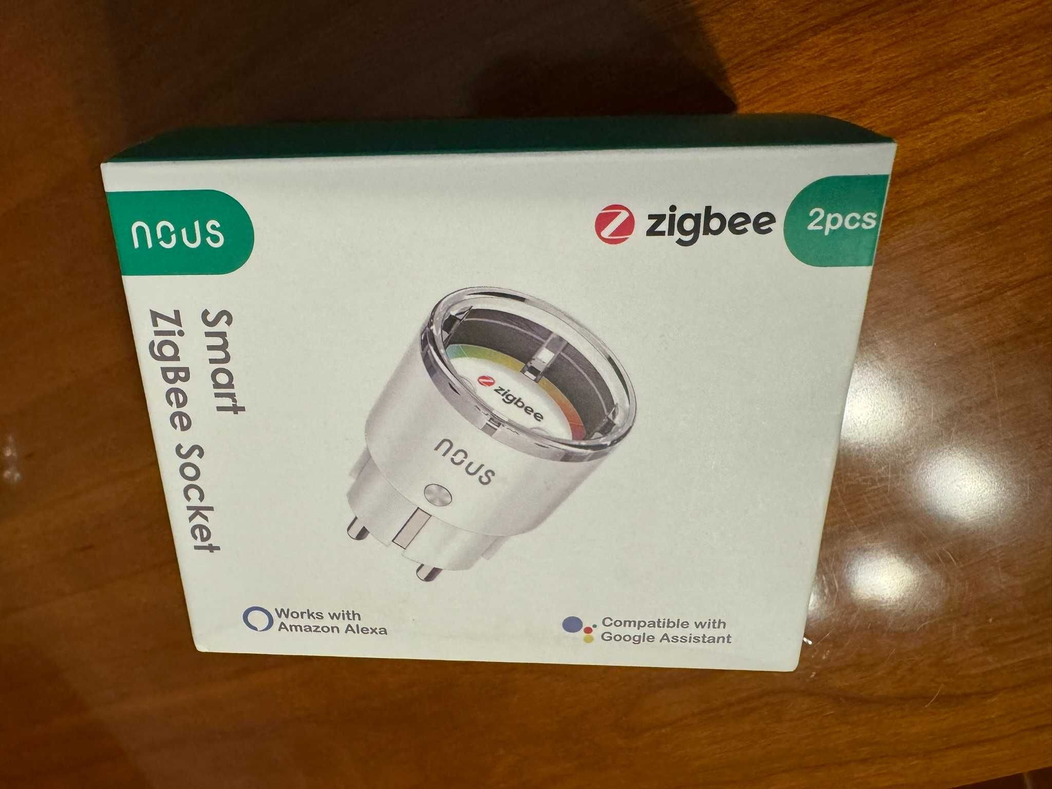 Smart plug (2x) NOUS A1Z Zigbee com medição de consumo