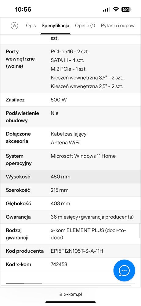 Stanowisko komputerowe CAŁE