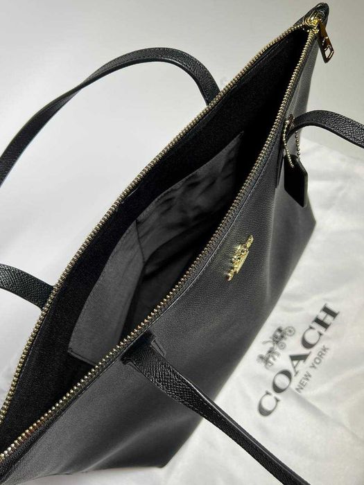 Сумка Coach Zip Tote черная